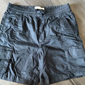 Abercrombie kids Black Cargo Shorts sized 13/14